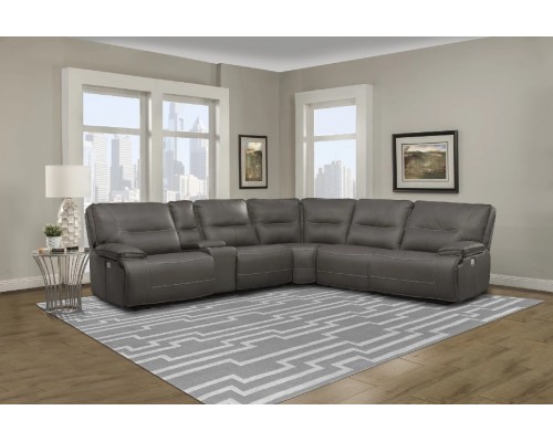 Spartacus Power Reclining Sectional W/Power Headrest